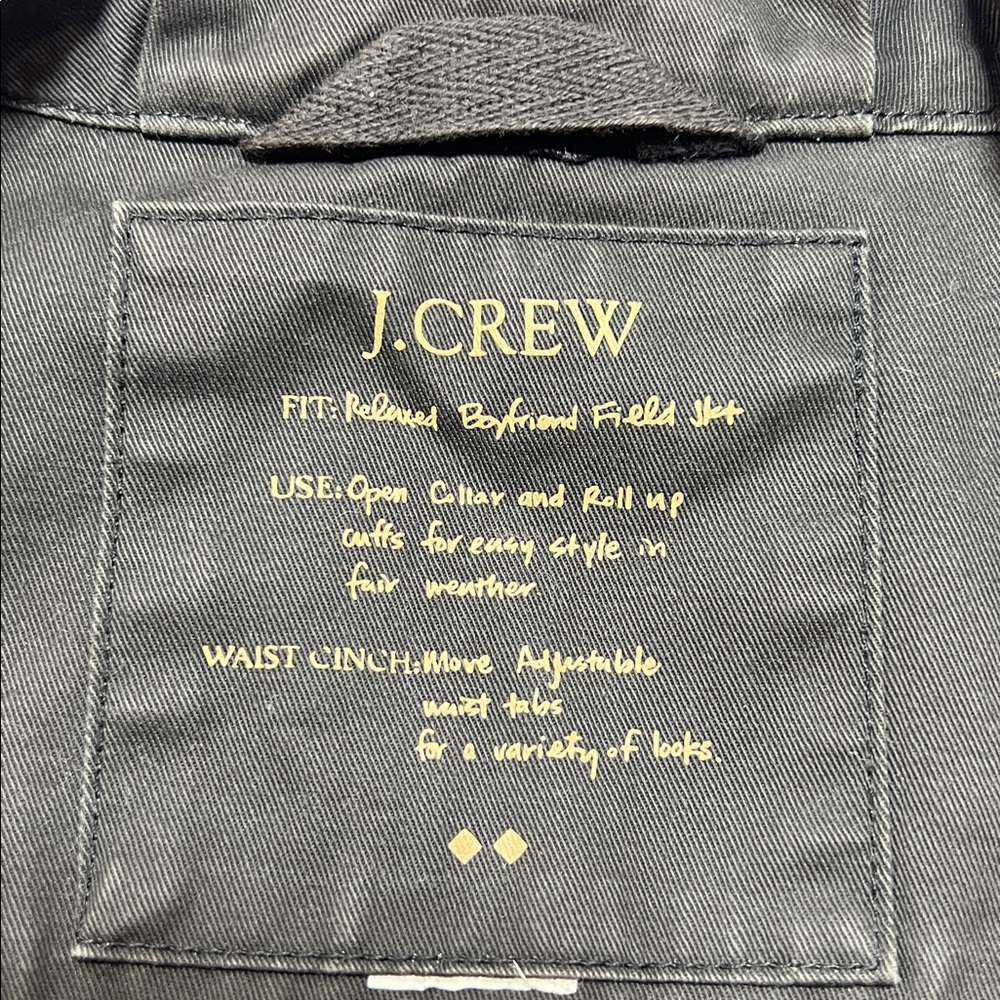 J crew relaxed boyfriend field jacket size M - Picture 3 of 10
